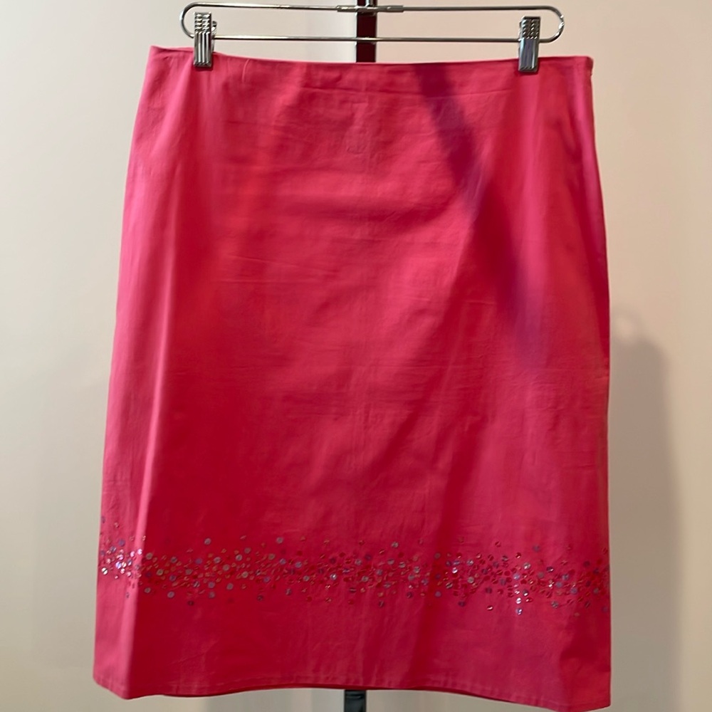 Topshop pink skirt